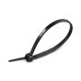 CABLE TIE 3.5*250mm BLACK (FLAMABILITY MATERIAL RATING - UL94-V2) 100PCS/PACK