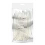CABLE TIE 4.5*150mm WHITE (FLAMABILITY MATERIAL RATING - UL94-V2) 100PCS/PACK