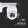 VT-5158 IP OUTDOOR WIFI CAMERA WITH 8 LED LIGHTS-3MP-IP65-DOME